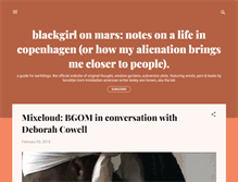Tablet Screenshot of blackgirlonmars.com